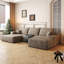 Canapé modulaire 107 po avec 1 repose-pieds Cloud, rembourrés-715005513-715005514-715005510