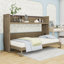 Lit escamotable simple TG avec tablettes, éclairage DEL, station de charge USB et prise-2002178973