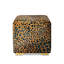 Cube Ottoman - Safari Spot - Velvet-161291438