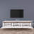 Modern TV Stand with Storage, White & Walnut, 70.9 x 19.1 x 13.8 Inches | 100% Melamine Coated Particle Board, Thickness: 0.7 Inches | Stylish Scandinavian Design, Numerous Shelves for Additional Storage-1496093431
