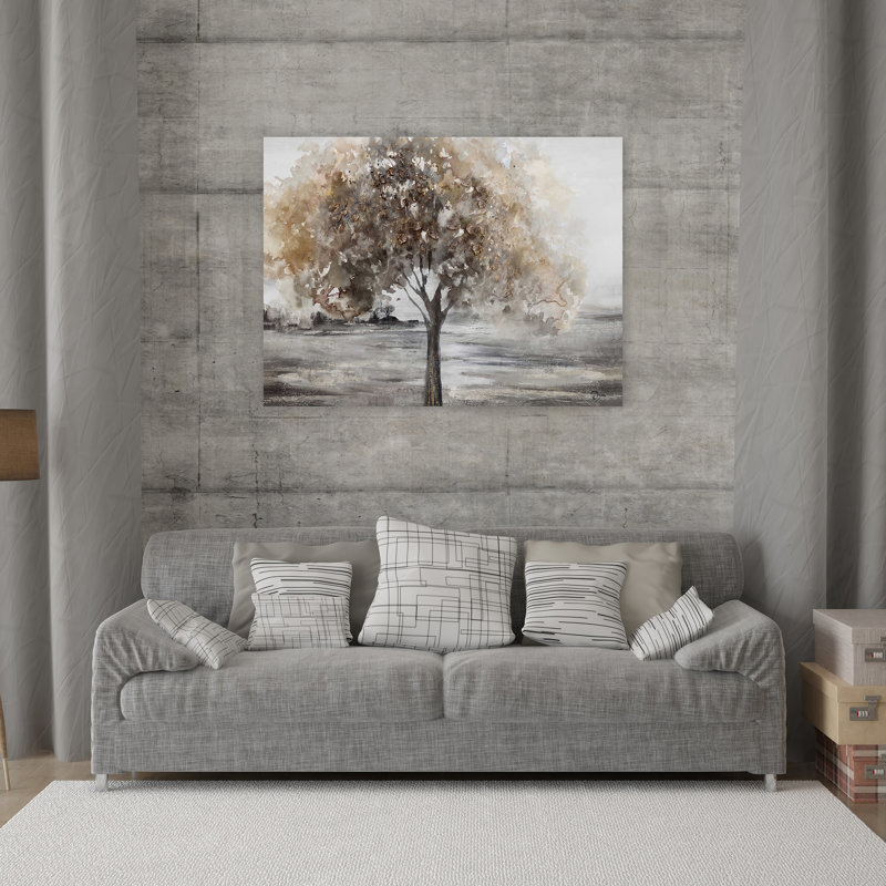 Peinture sur toile tendue, H 36 po x l 48 po x P 2 po