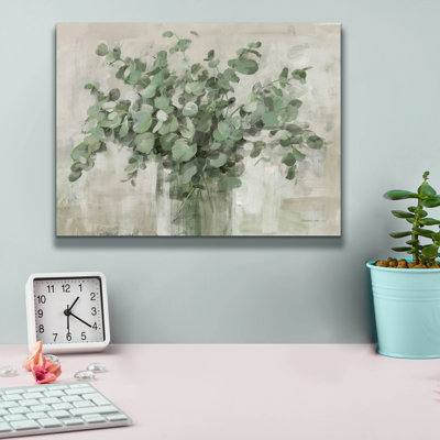 'Scented Eucalyptus Neutral' by Danhui Nai Canvas Wall Art