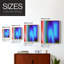 Impression encadrée Groovy Prism Gradients II - bois massif-1010987047-1010987045