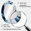 Miroir mural moderne bleu et gris Elixir I - bleu-510238899