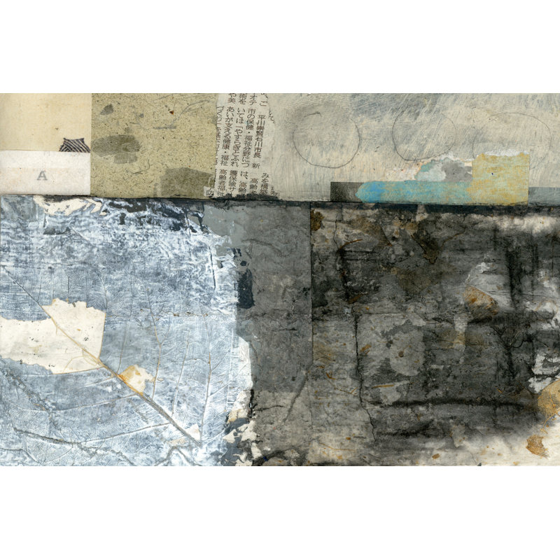 «Modern Collage IV» par Elena Ray, impression sur toile tendue, H 20 po x l 30 po x P 1,25 po