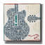«Type Guitare Square 2» par Michael Mullan, art mural sur toile-102878600
