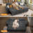 Multifunctional Sectional Sleeper Sofa with USB/Type-C Charging, 5-Position Adjustable Backrest, Tool-Free Assembly, Corduroy Fabric with Washable Covers – L-Shape Sofa-397086784-397086845