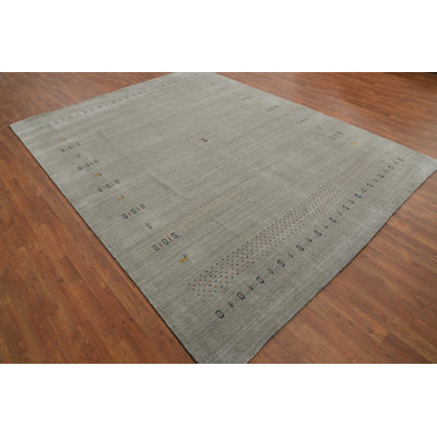 Handmade Wool Gabbeh Style Indian Area Rug 8x10