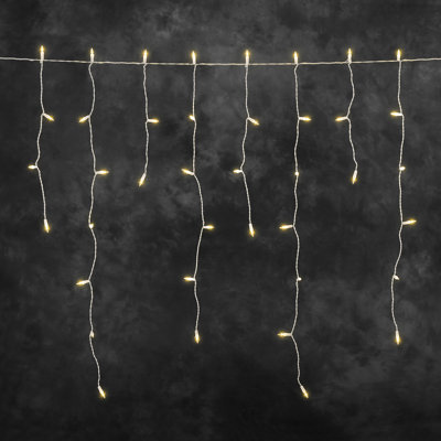 Eiszapfenlichter 200-flammig in Hellgelb