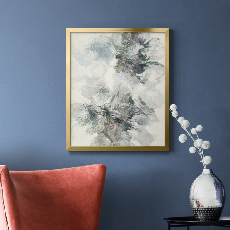 «Dancing With Passion», toile encadrée de qualité supérieure - prête à être accrochée, H 20 po x l 16 po, Or