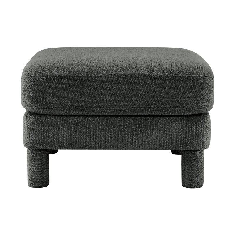 Moderne de gris foncé avec structure élégante et tissu bouclé doux pour le bureau de la chambre à coucher