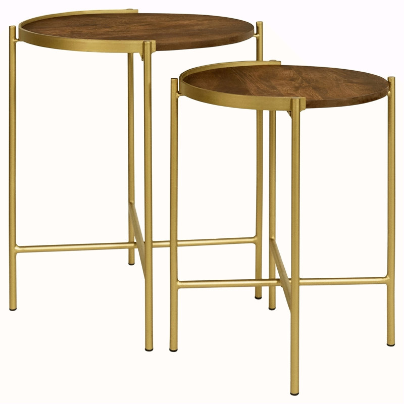 Table gigogne 2 pièces