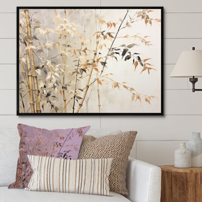 «Mute Bamboo Embrace IV», reproduction sur toile_106618