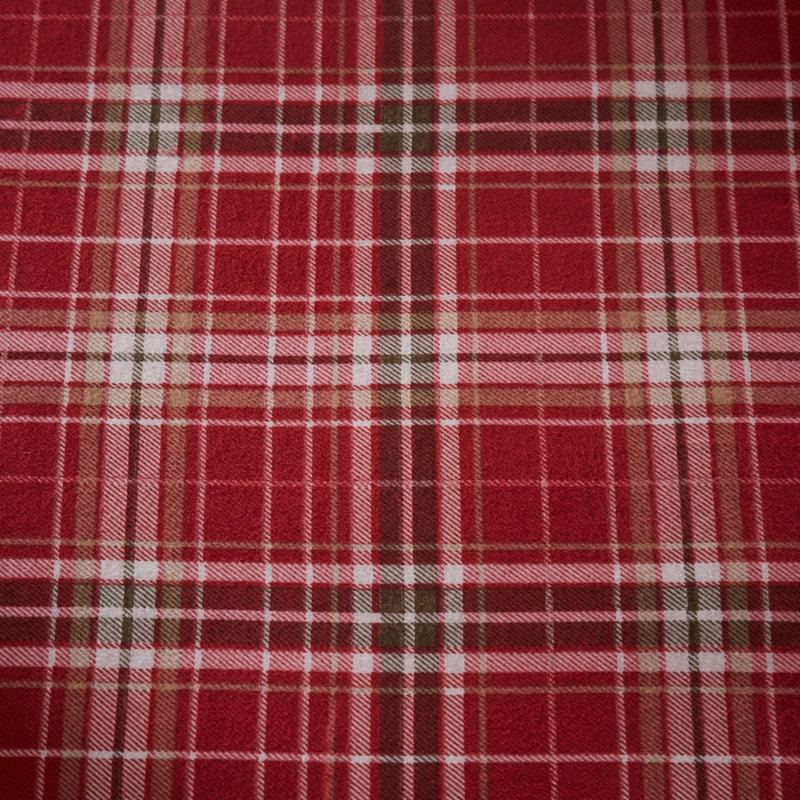 Derwent Check Chequered Duvet Cover Set with Pillowcases, Natural, Kingsize - 2 Standard Pillowcases