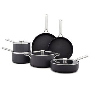OXO Good Grips Pro 1QT and 2QT Saucepan Pot Set with Lids, 3-Layered German  Engineered Nonstick Coating, Stainless Steel Handles, Black