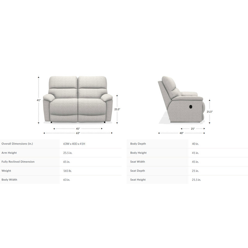 Brooks Reclining Loveseat with iClean Fabric