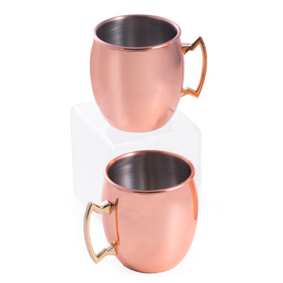Arley 20oz. Stainless Steel Moscow Mule Mug Set
