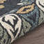 Tapis bleu foncé en laine touffeté à la main Padula Paradise-1899576234
