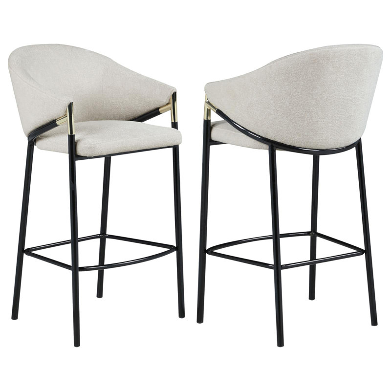Tabourets de bar inclinés (ensemble de 2)