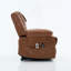 Fauteuil inclinable chauffant et chauffant en polyuréthane brun pour personnes âgées-1165981660