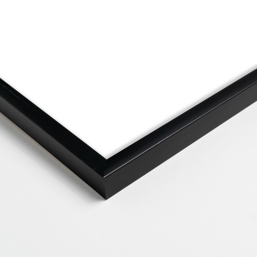 Navy Chevron by Andrea Stokes, Black, 50" H x 40" W