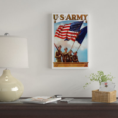 « us-tuteur guardian of the colors look », affiche rétro sur toile