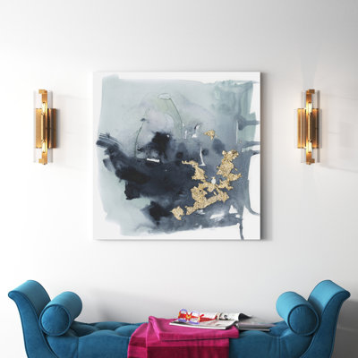 Cerulean & Gold I by Victoria Borges - Print