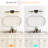 Vintage Style Wall Sconce With 4 Lights, Crystal , Matte Black & Golden, Bathroom Dressing Room, Energy Saving 4- Clear Shades, Iron, Retro Room Lighting, Bright Saving, Easy Install