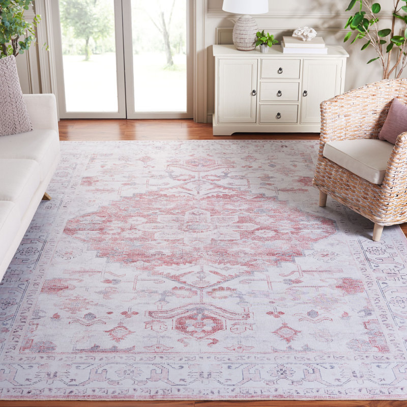 Tapis oriental beige / rouille, Rectangle 8 pi x 10 pi