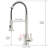 Motion Sensor Activated Kitchen Faucet, Brushed Nickel, Contemporary Temptation, Single Handle, Ceramic Filler, Brass Hands Lure, Sensor,-1372819035