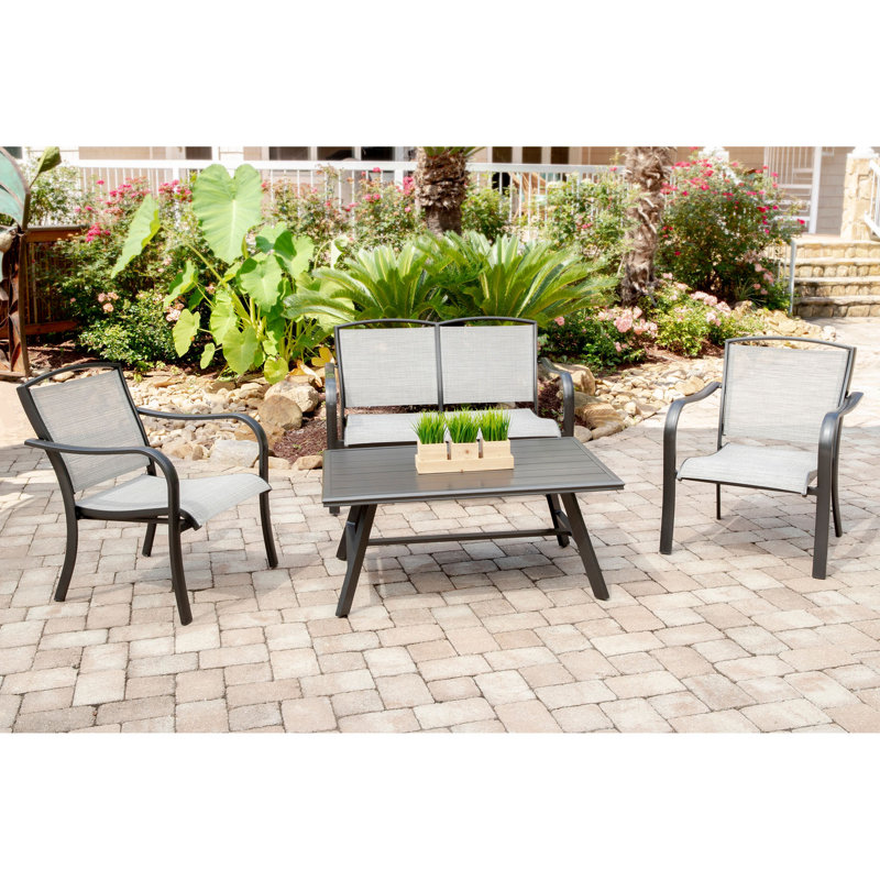 Wrenn 4 - Person Patio Conversation Set