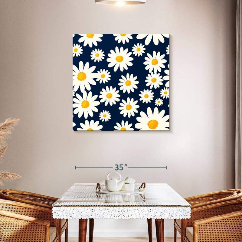 Arney Daisy Pattern, 36" H x 36" W