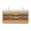 Ensemble de meuble-lavabo double 72 "avec miroir-939423758-930512686-930512681