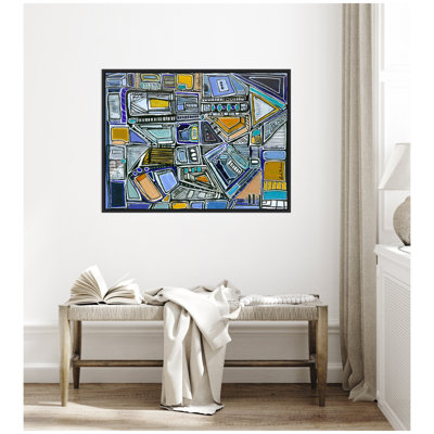 «Pacific Tower Horizontal» par Leah Nadeau, reproduction d'art sur toile encadrée