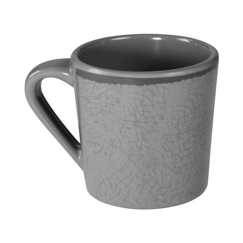 Mojave Melamine Coffee Mug, Gray, 14 oz
