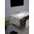 Luthman 48 " W Wall Mounted 1 Single Vanity Bathroom Vanity With Cultured Marble Top