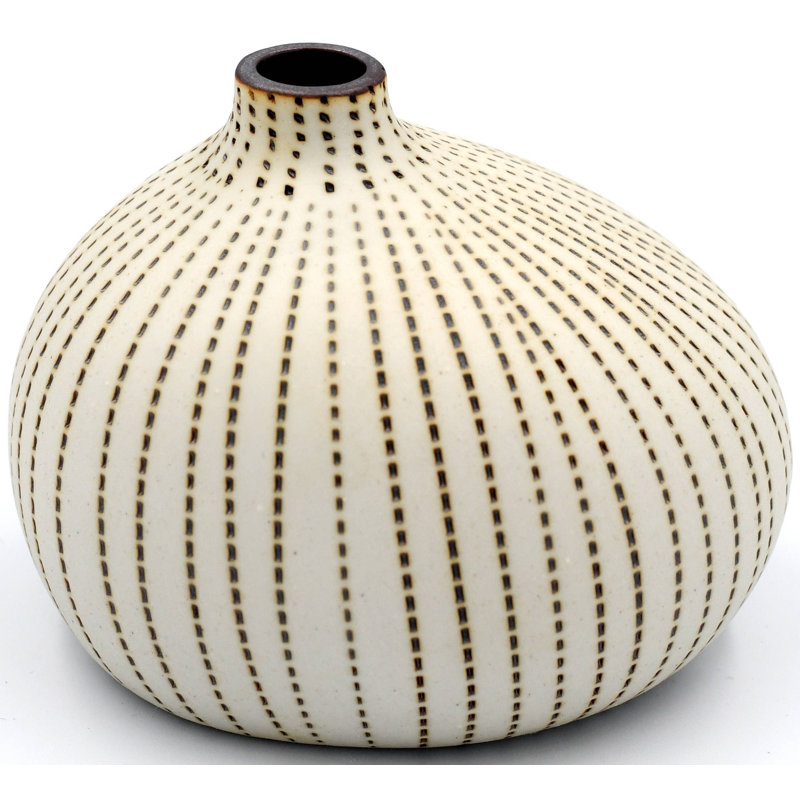 Ayea Handmade Table Vase, Brown
