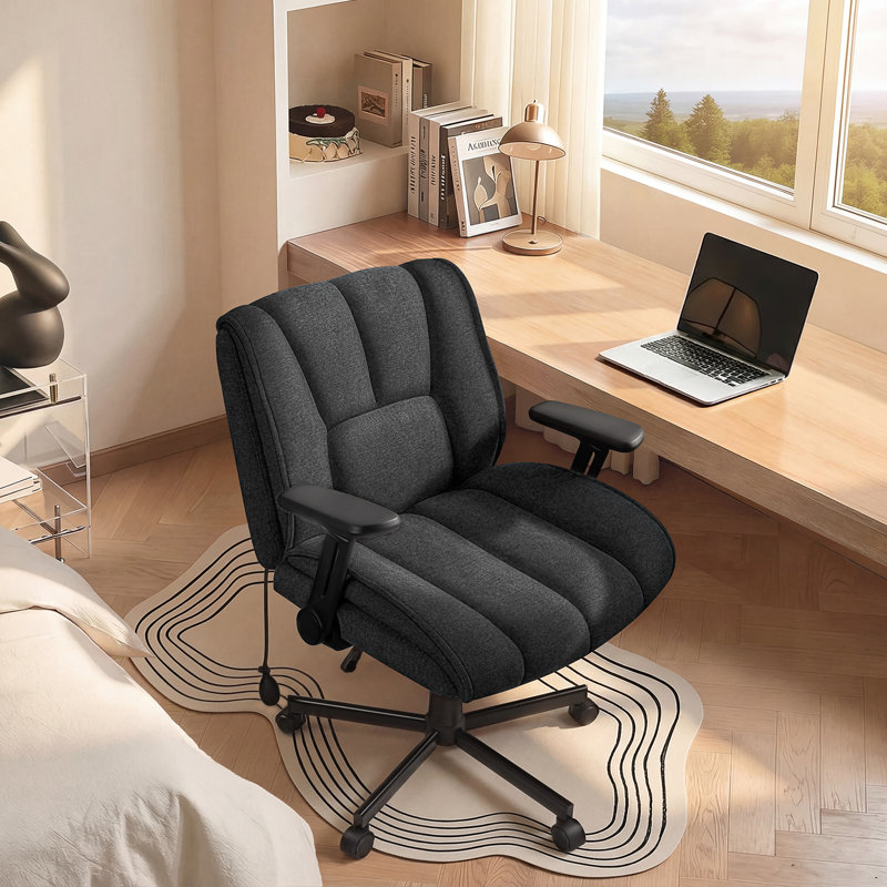 Chaise de bureau Criss, Noir