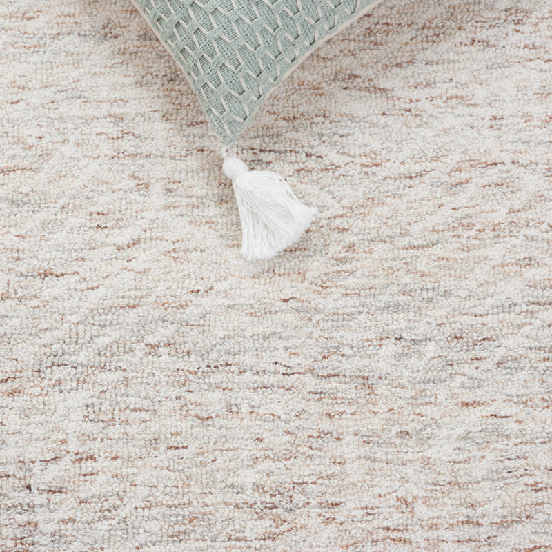 Tapis en laine touffeté à la main Pine 118, Rectangle de 5 pi x 8 pi