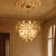 11 - Light Round Layered Chandelier With Crystal