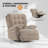 Electric Recliner Chair with 270° Swivel Base, USB & Type-C Charging, Storage Pockets-1832212003