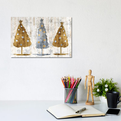 Sophisticated Christmas Collection 1 Piece Wrapped Canvas Wall Art