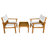 Carmer 3 Piece Patio Seating Group with Cushions, Outdoor Conversation Set for Patio, Balcony, Garden and Backyard Relaxation