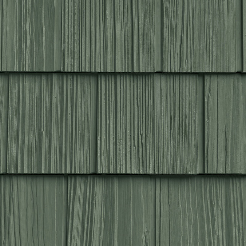 Secousses de vinyle l 7 po x L 60 3/4 po, Vert forêt