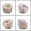 Fauteuil d'appoint pivotant Elegant Boucle-528291759