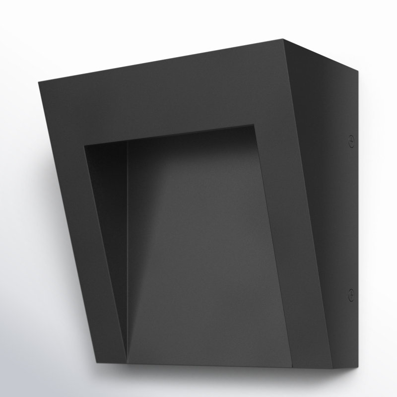 Hinkley Taper Integrated LED Outdoor Wall Mount, Textured Black
