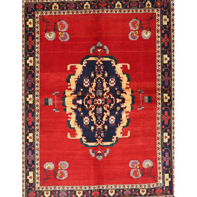 Tapis oriental rouge / beige