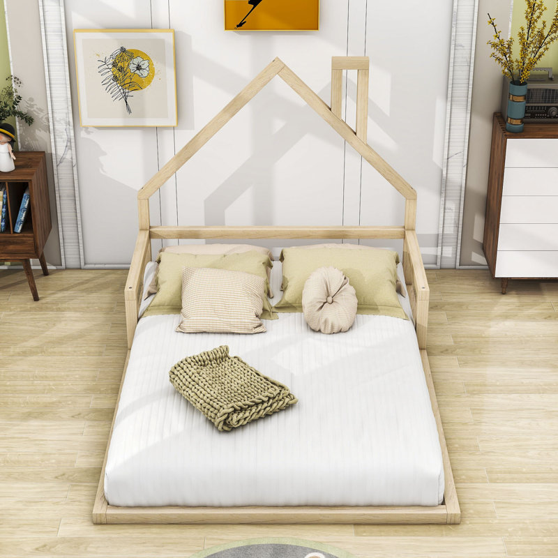Platform Bed, Natural