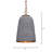 Creekside I-Light Beaded Pendant, Slate Blue