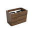 Armoire de salle de bain pour salle de bain - Noyer, 3 tiroirs, élégance moderne, plancher noyer silencieux à trois niveaux, maximise-591372910-591372904